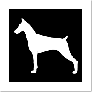 Doberman Pinscher Silhouette(s) Posters and Art